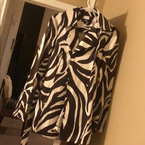 Giraffe print jacket